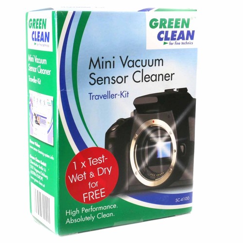Green clean mini vacuum sensor - green,